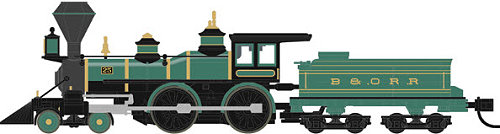 Baltimore & Ohio 4-4-0 Steam Locomotive