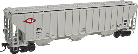 Minneapolis, Northfield and Southern Atlas Thrall 4750 Covered Hopper