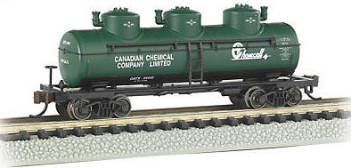 Bachmann Chemcell 3 Dome Tank Car