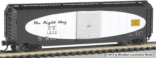 Bachmann Central of Georgia 50' Single Door Box Car