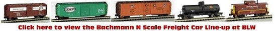Bachmann N Scale Freight Cars