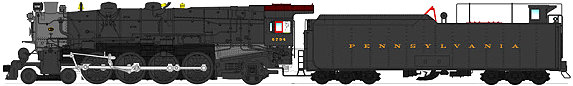 Broadway Limited PRR M1b #6704