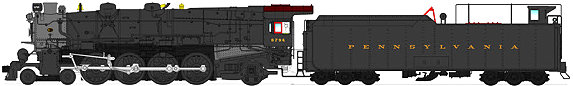 Broadway Limited PRR M1b, #6716