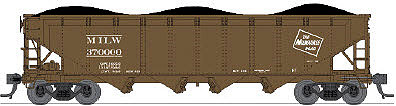 Broadway Limited MKT 70T 4-Bay Hopper