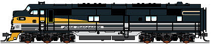 Broadway Limited Pere Marquette E7A
