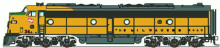 Broadway Limited Milwaukee Road E8