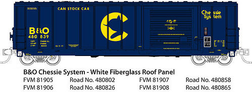 Fox Valley Models B&O Chessie System Canstock Car