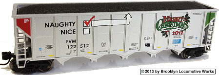 Fox Valley Models Naughty/Nice Coal Car