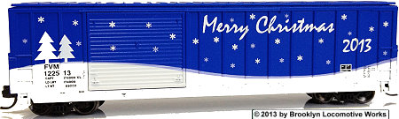 Fox Valley Models 2013 Merry Christmas Car