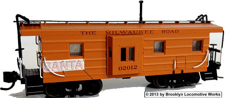Fox Valley Models Milwaukee Road Santa Caboose