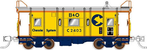 Fox Valley Models B&O/Chessie Wagon Top Caboose