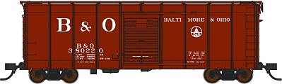 Fox Valley Models B&O Wagon Top Boxcar, Late Billboard Scheme
