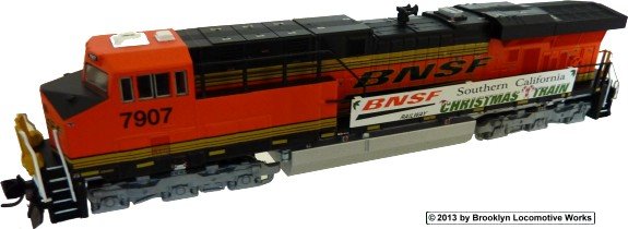 Fox Valley Models BNSF Christmas Train Loco #7907
