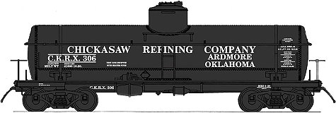 Chickasaw Refining  InterMountain 8,000 Gallon Tank Car