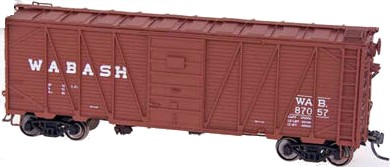 Wabash InterMountain 40' WWII War Emergency Boxcar
