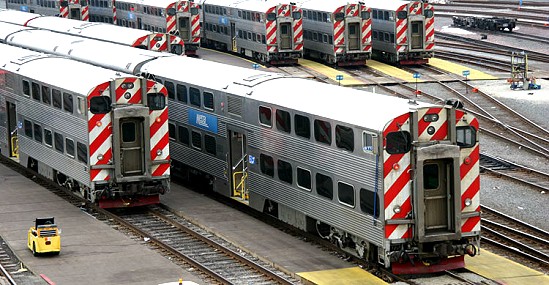 Kato Bi-Level Commuter Cars