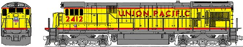 Union Pacific Kato GE C30-7 Diesel