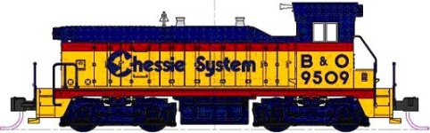 Kato Chessie System NW2