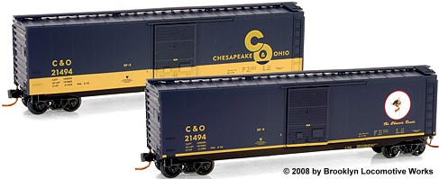 Micro-Trains C&O Cameo Series, Car #6, Front/Rear