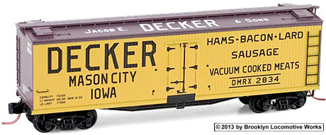 Micro-Trains Boote's Hatcheries 40' Meat Reefer