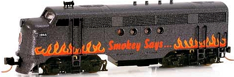 Micro-Trains Smokey Bear EMD FT