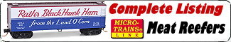 Micro-Trains Meat Reefer Series