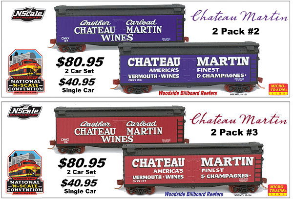 Chateau Martin Billboard Wine Reefer Sets