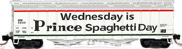 N Scale Enthusiast Prince Spaghetti Day Airslide Hopper Car