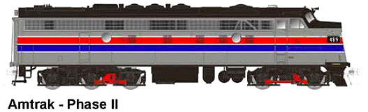 Rapido Trains Amtrak Phase II FL-9