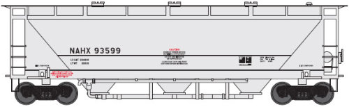 Trainworx NAHX PD 3000 Covered Hopper