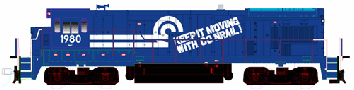 Atlas B23-7 Conrail Keep It Moving