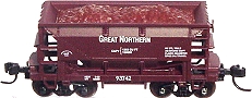 GN Brown 70 Ton Ore Car