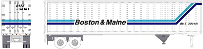 Boston & Maine Pines Trailer