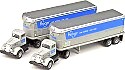 Classic Metal Works Roadway Tractor Trailer Set