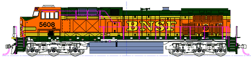 Kato BNSF GE AC4400
