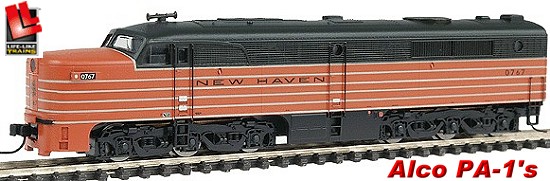 Life-Like N Scale Alco PA's