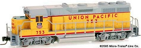 Z Scale Union Pacific SD-35